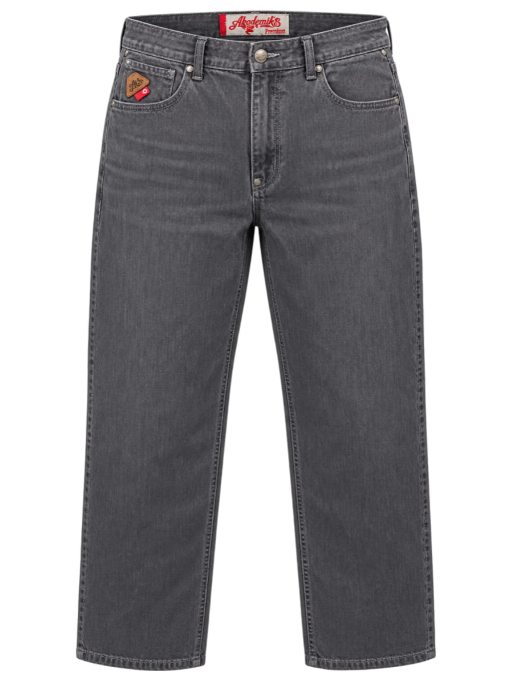 Men's Akademiks Straight Jeans, Waist 34, Grey
325